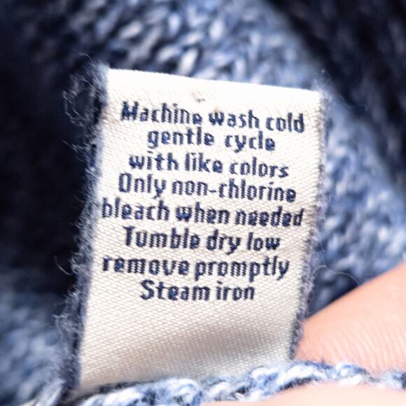 Bass Women’s Sweater Vintage Inspired Cozy Textured Knit Soft Grunge Classic XL - Picture 7 of 7